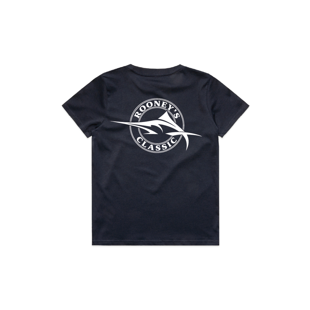 Rooney's Classic 2026 – Kids Staple Tee - Navy