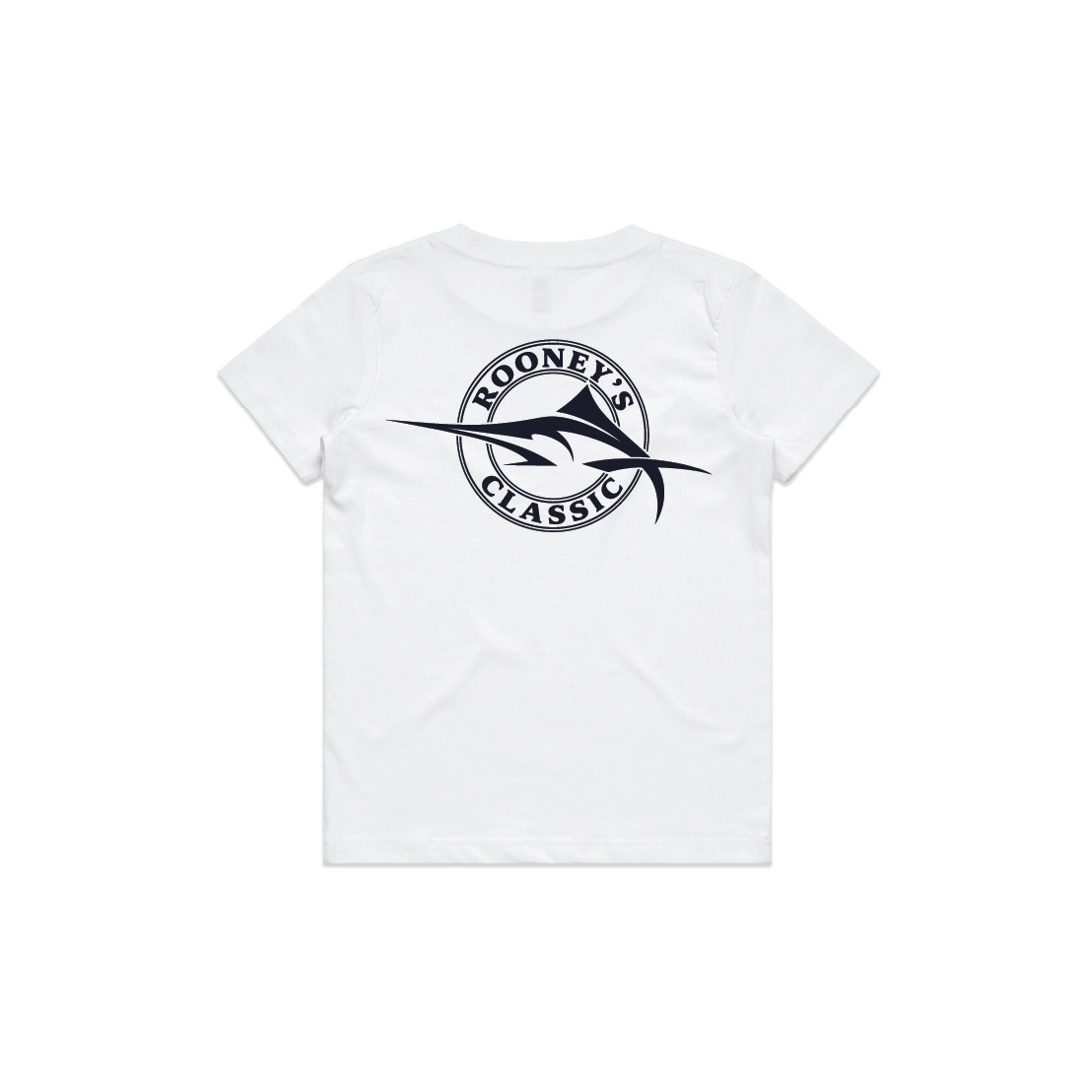 Rooney's Classic 2026 – Kids Staple Tee - White