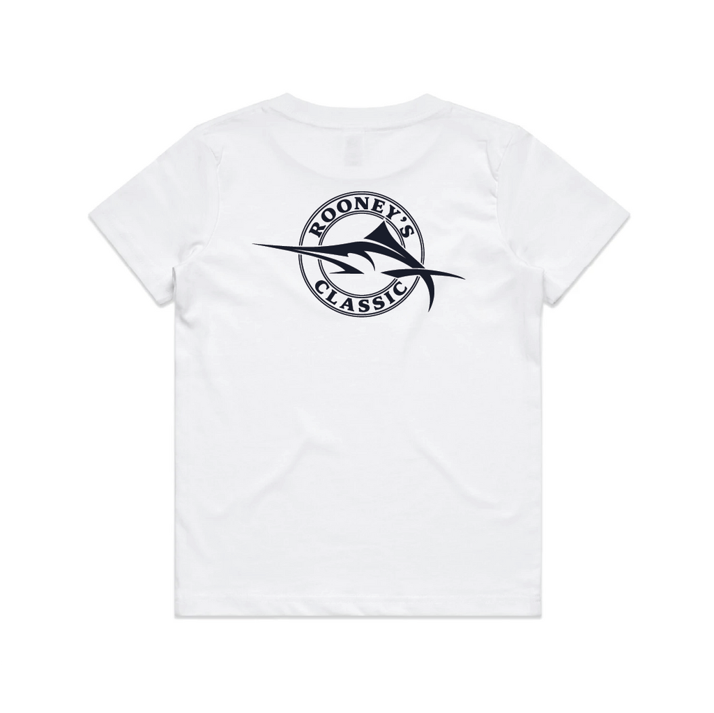 Rooney's Classic 2026 – Youth Staple Tee - White